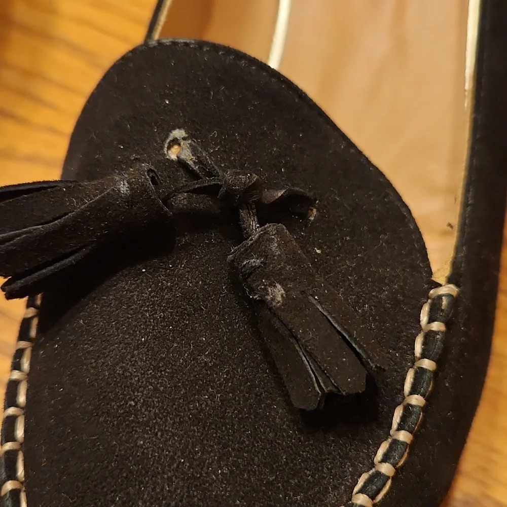 ericmichael handmade black suede wedge size 41